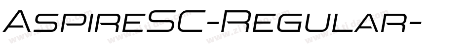 AspireSC-Regular字体转换 AspireSC-Regular字体转换