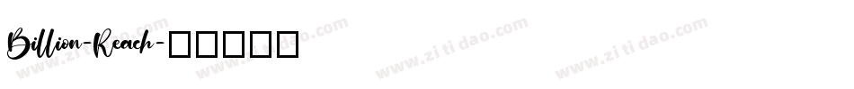 Billion-Reach字体转换