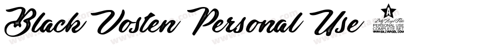 Black-Vosten-Personal-Use-3字体转换