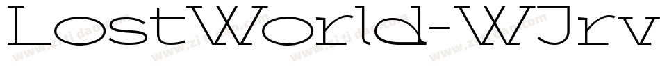LostWorld-WJrv字体转换