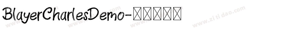BlayerCharlesDemo字体转换