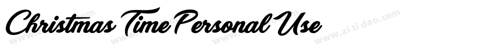 Christmas-Time-Personal-Use字体转换
