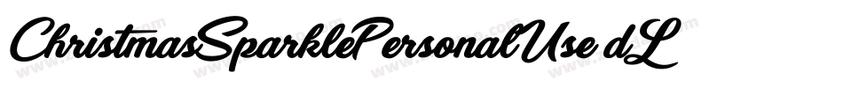 ChristmasSparklePersonalUse-dLal字体转换