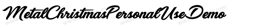 MetalChristmasPersonalUseDemo-4p8x字体转换