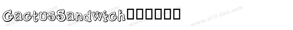 CactusSandwich字体转换