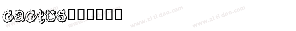 CACTUS字体转换