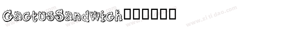 CactusSandwich字体转换