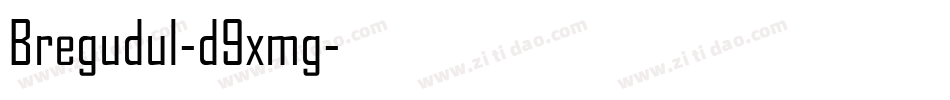 Bregudul-d9xmg字体转换