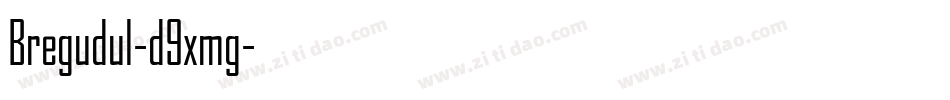 Bregudul-d9xmg字体转换