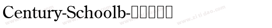 Century-Schoolb字体转换