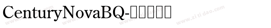 CenturyNovaBQ字体转换