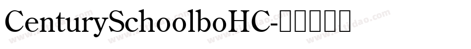 CenturySchoolboHC字体转换