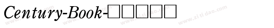 Century-Book字体转换