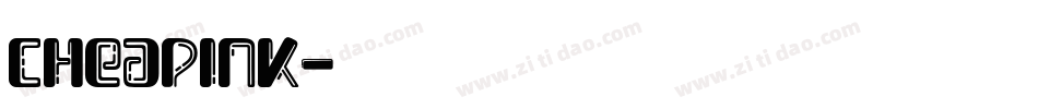 cheapink字体转换