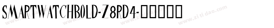 SmartWatchBold-z8rd4字体转换