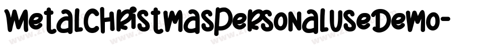 MetalChristmasPersonalUseDemo-4p8x字体转换