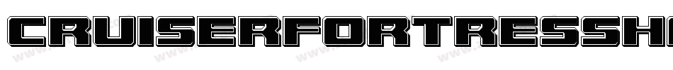 CruiserFortressHalftoneItal-yWK3字体转换