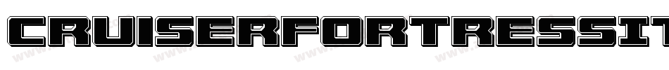 CruiserFortressItalic-9jJB字体转换