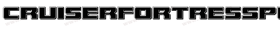 CruiserFortressPunchItalic-BM65字体转换