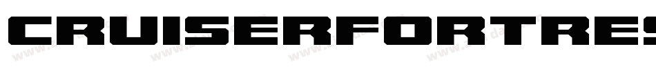 CruiserFortressGradient-za2X字体转换