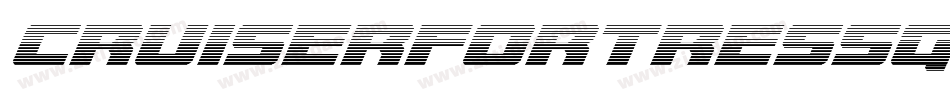 CruiserFortressGradientItal-5qDa字体转换
