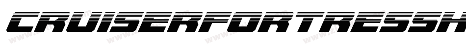 CruiserFortressHalftoneItal-yWK3字体转换