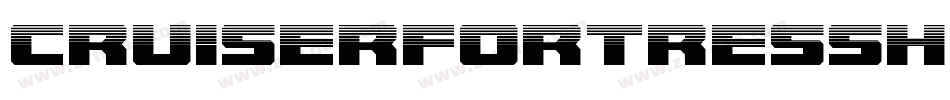 CruiserFortressHalftoneItal-yWK3字体转换