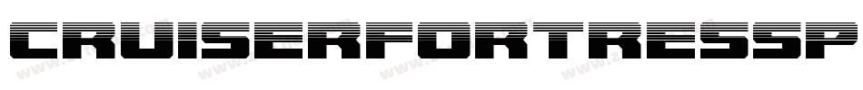 CruiserFortressPunchItalic-BM65字体转换