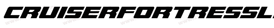 CruiserFortressLaserItalic-n7OY字体转换