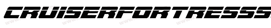 CruiserFortressSuperItalic-Yp9v字体转换