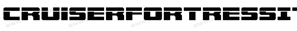 CruiserFortressItalic-9jJB字体转换