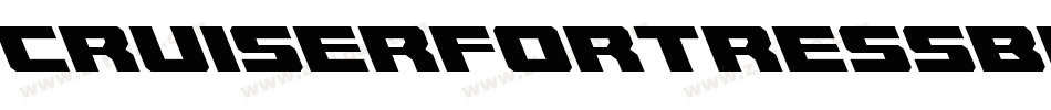 CruiserFortressBevel-3DVp字体转换