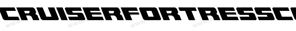 CruiserFortressCondensed-Aryp字体转换