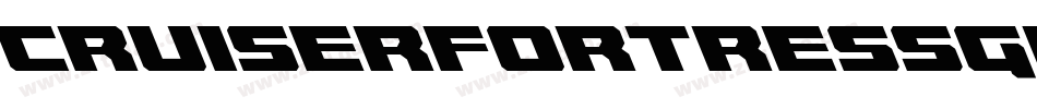 CruiserFortressGradient-za2X字体转换
