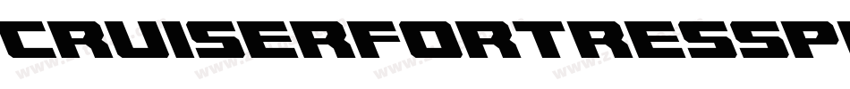 CruiserFortressPunchItalic-BM65字体转换