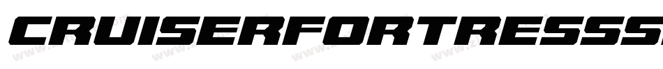 CruiserFortressSemiItalic-8GDz字体转换