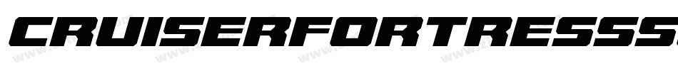 CruiserFortressSuperItalic-Yp9v字体转换