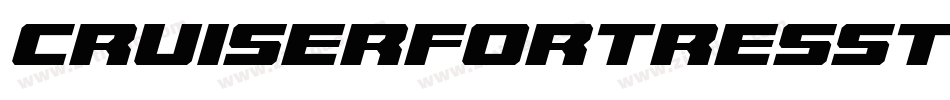 CruiserFortressTitleItalic-Mgqr字体转换