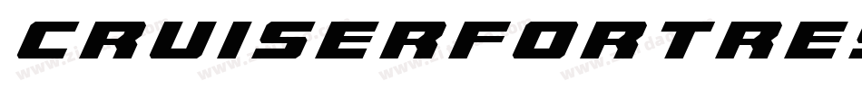 CruiserFortressTitleItalic-Mgqr字体转换