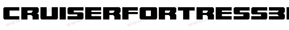 CruiserFortress3DItalic-ZDx3字体转换