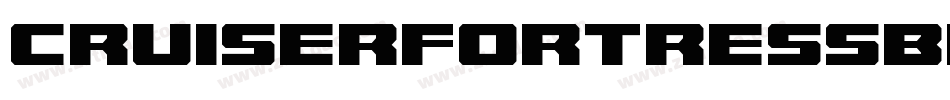 CruiserFortressBevelItalic-xeWm字体转换