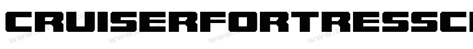 CruiserFortressChromeItalic-D2xD字体转换