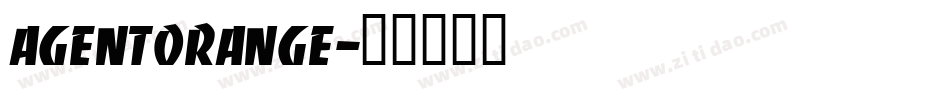AGENTORANGE字体转换