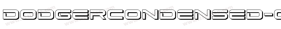 DodgerCondensed-oLa4字体转换