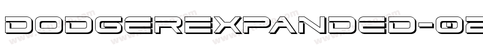 DodgerExpanded-0ZAP字体转换