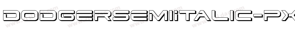 DodgerSemiItalic-pXE1字体转换