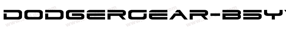 DodgerGear-B5yV字体转换