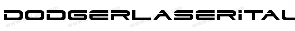 DodgerLaserItalic-3pA3字体转换