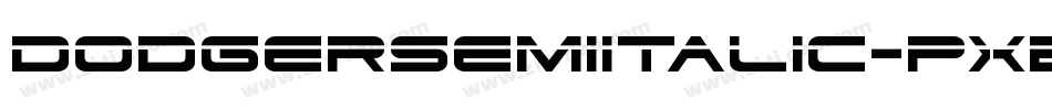 DodgerSemiItalic-pXE1字体转换