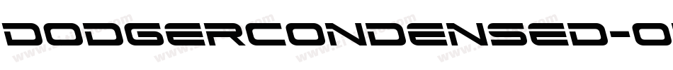 DodgerCondensed-oLa4字体转换
